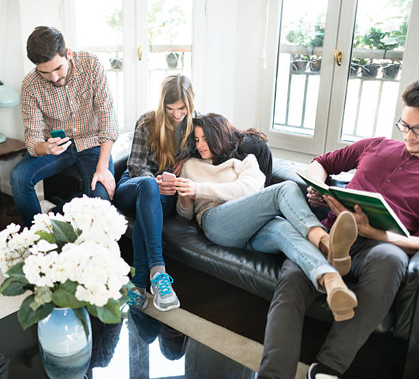 istock Group of college student enjoying togetherness 541114242