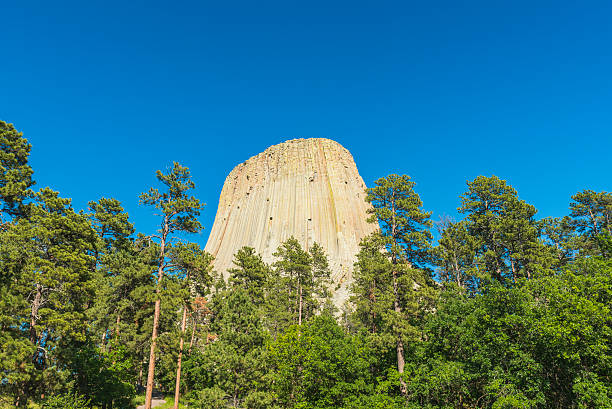 istock Devil towers against the blue sky,Wyoming,usa. 541115032