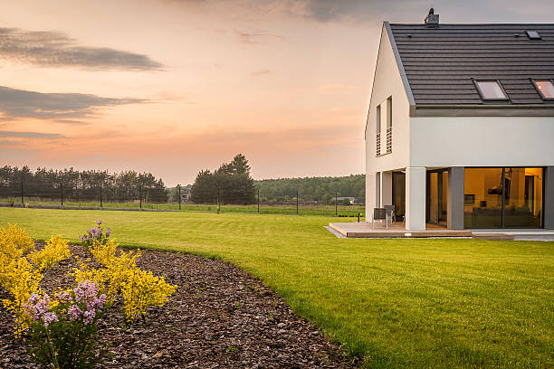 istock Modern villa close to the nature 541116954