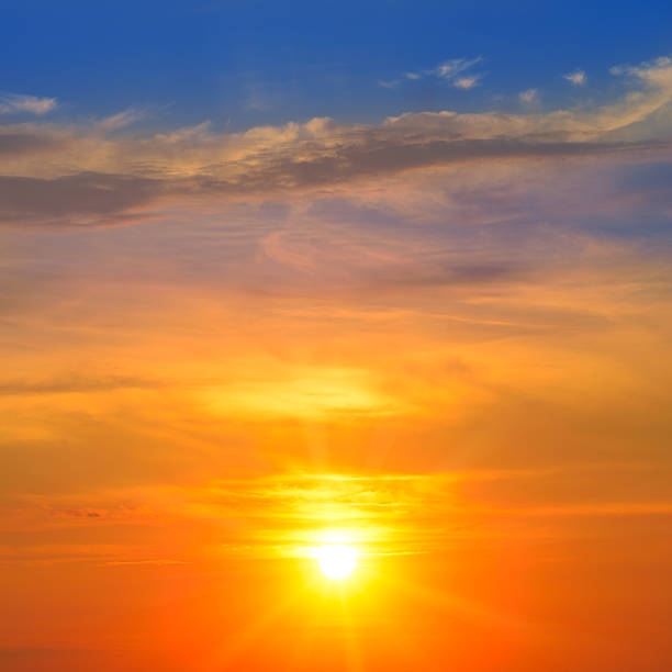 istock beautiful sunrise and cloudy sky 541118122