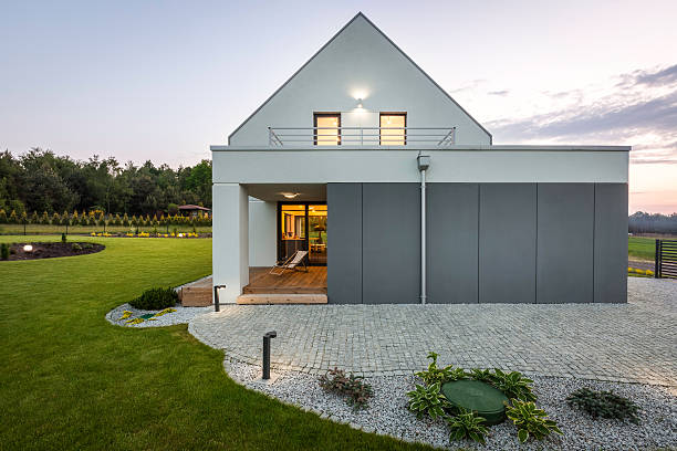 istock Modern house in nature 541118592