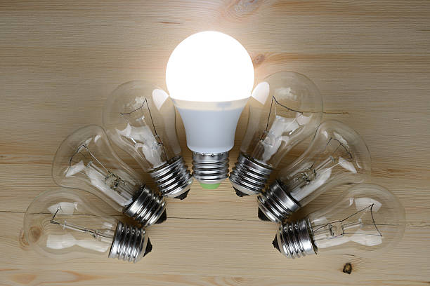 LED and incandescent lamps