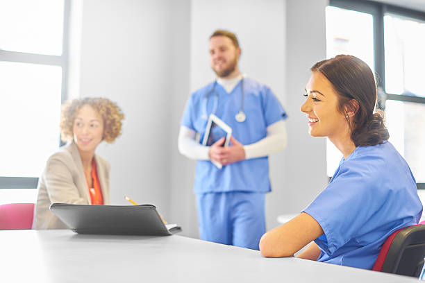 istock hospital staff meeting 541125380