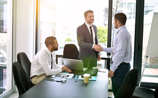istock The beginning of a great business relationship 541125606
