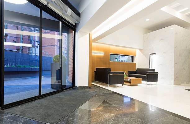 istock Interior of a hotel lobby 541125846