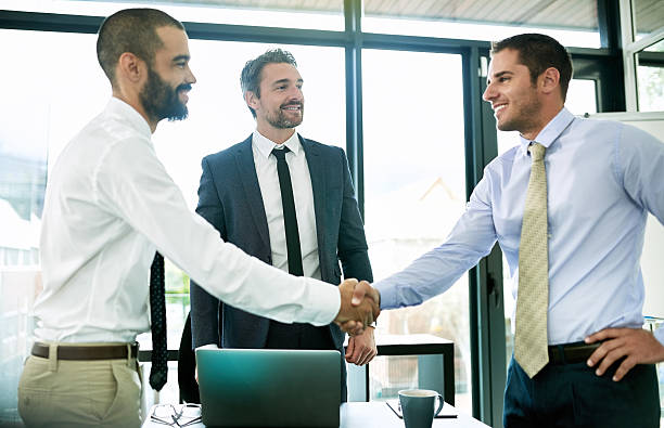 istock Pairing up for a powerful business partnership 541126276
