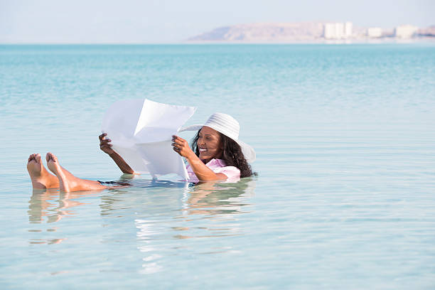 istock The perfect vacation on salty lake. 541127866