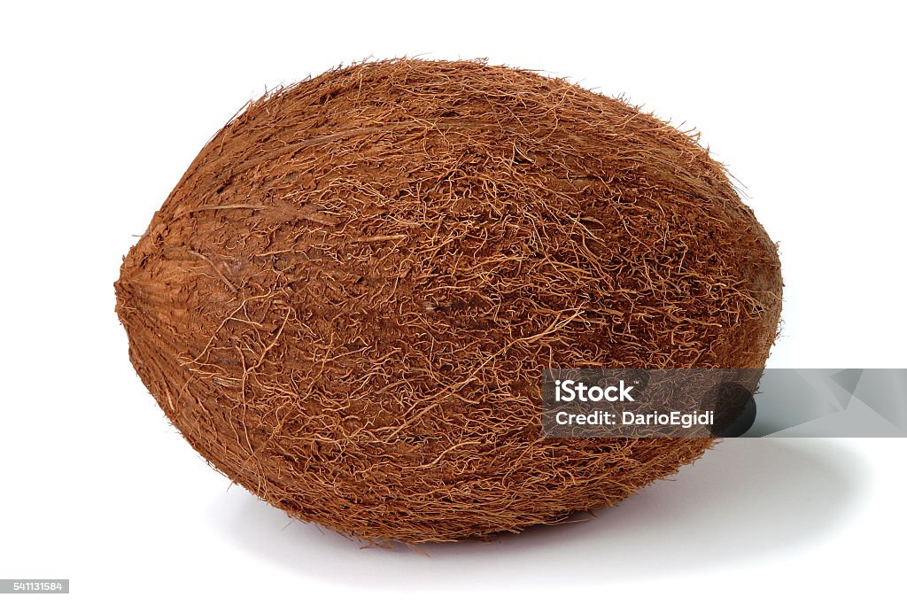 Coconut closed on a white background Sphere Stock Photo