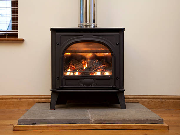istock Gas Fire in a Living Room 541136970