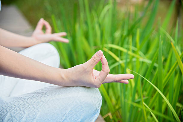 istock Woman meditating 541137086