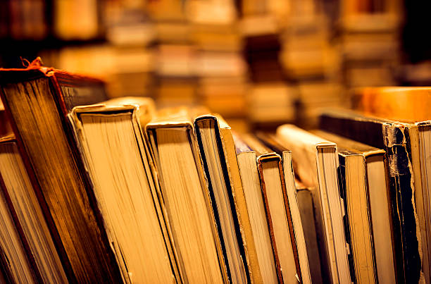 istock books in second-hand bookshop 541137188