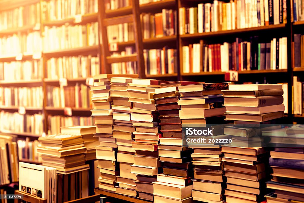 used books used books in the bookstore Bookstore Stock Photo