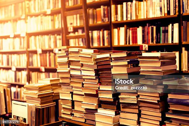 Used Books Stock Photo - Download Image Now - Bookstore, Book, Library