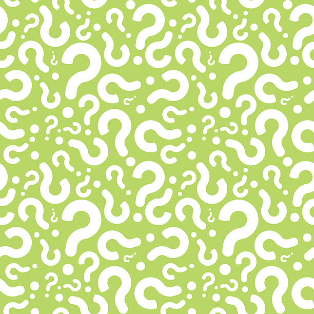 Seamless Question Mark Mistery Pattern Seamless Question Mark Mistery Pattern Background mystery stock illustrations