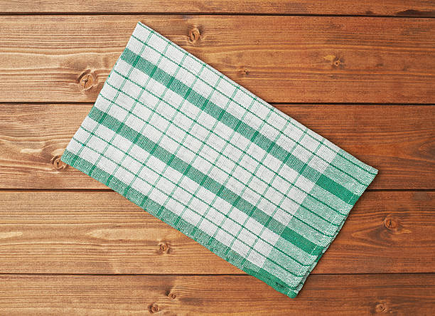 istock Tablecloth or towel over the wooden table 541140922