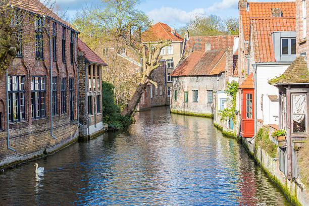 istock Bruges, houses and canals 541142070