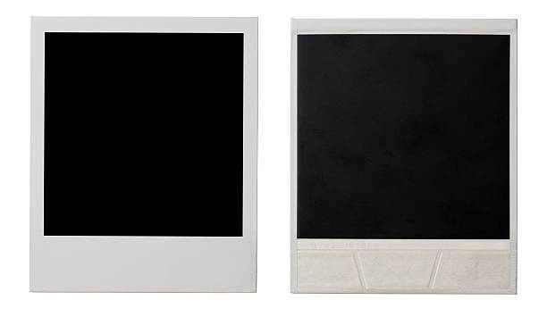 istock Polaroid photo both sides isolated on white. 541143740