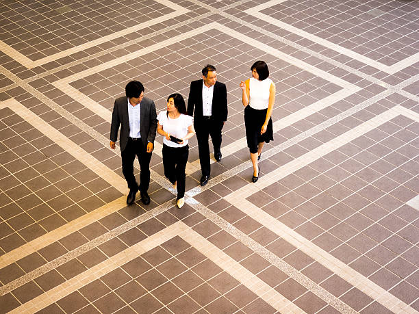 istock Business Coworkers Walking Back to the office. 541144150
