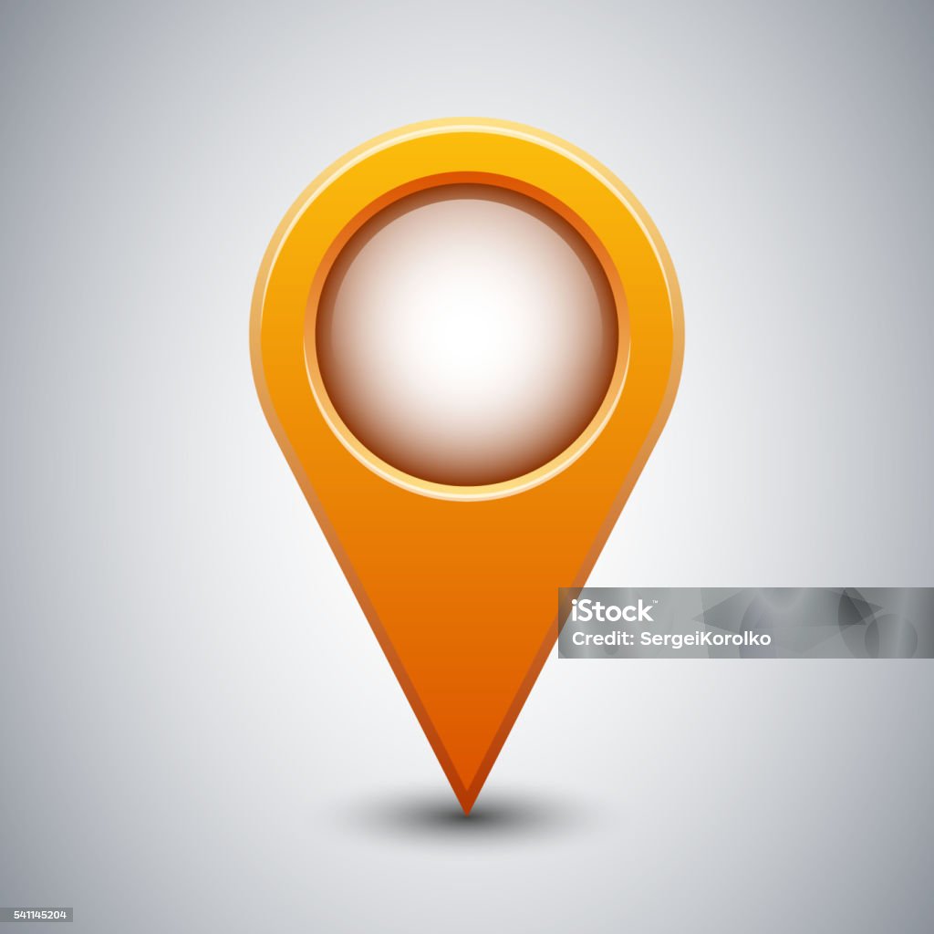 Mapping point icon or mark place sign with shadow Map pointer icon, mapping point icon or mark place sign with shadow PIN Entry stock vector