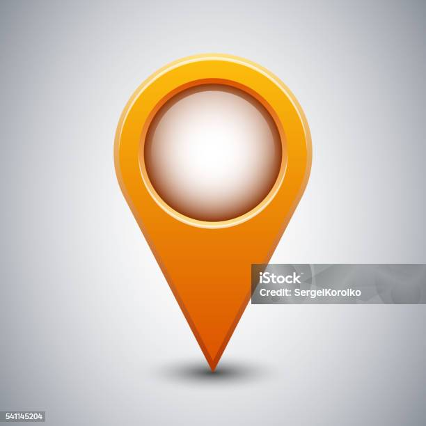 Mapping Point Icon Or Mark Place Sign With Shadow Stock Illustration - Download Image Now - PIN Entry, Map Pin Icon, Direction