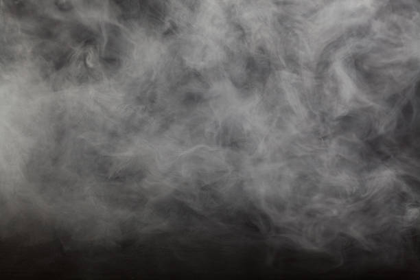 istock Background of abstract grey color smoke on dark background 541148584