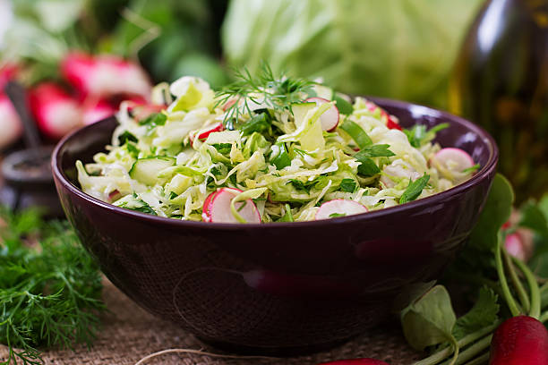 istock Vitamin salad of young vegetables 541149122