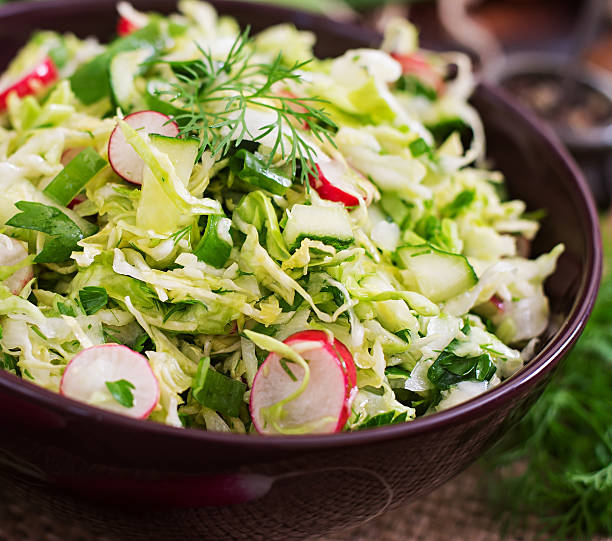 istock Vitamin salad of young vegetables 541149220