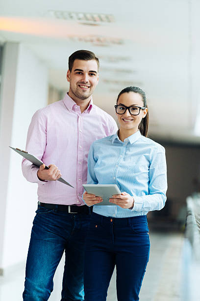 istock Junior managers in modern corporate premises 541149724
