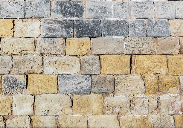 limestone. Stone wall. Beige and grey  texture. stock photo