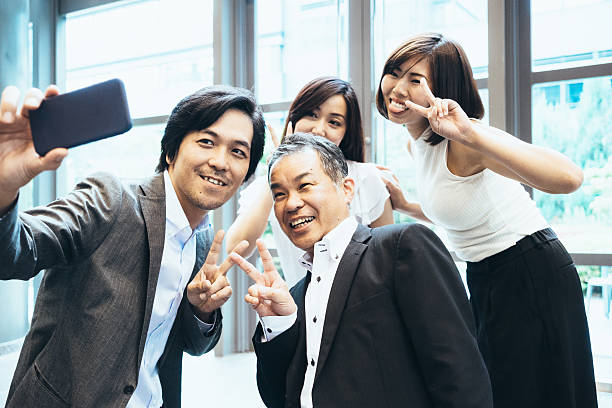Business Team Selfie