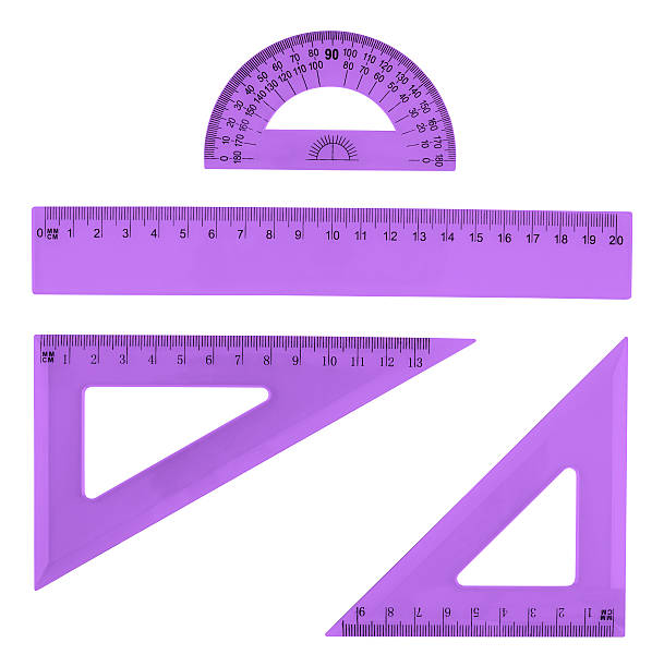 istock Set of multiple plastic rulers 541153358