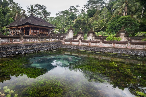 Gunung Kawi temple is an archaeological site located in Tampaksiring, Bali Island. Dating from the 11th century, the temple has a unique shape in the form of carvings on the sandstone walls on the Pakerisan river cliffs.