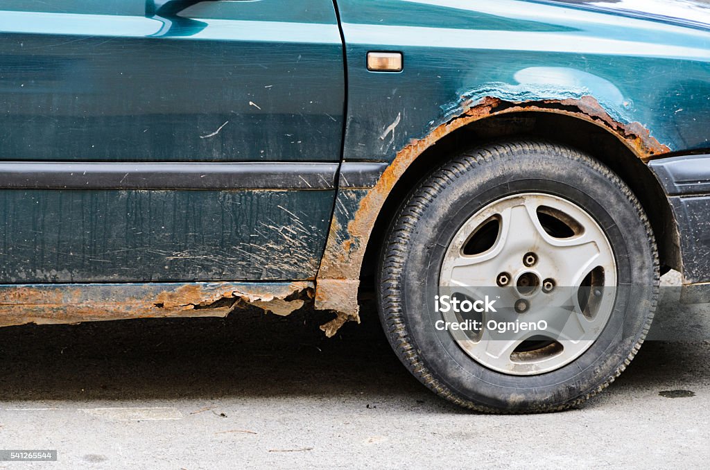 Car with Rust and Corrosion Car Stock Photo