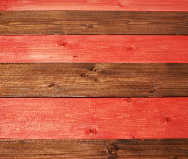 istock Paint coated wooden boards 541267972