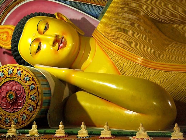 istock Ancient Buddha reclining statue, Sri Lanka. 541268182