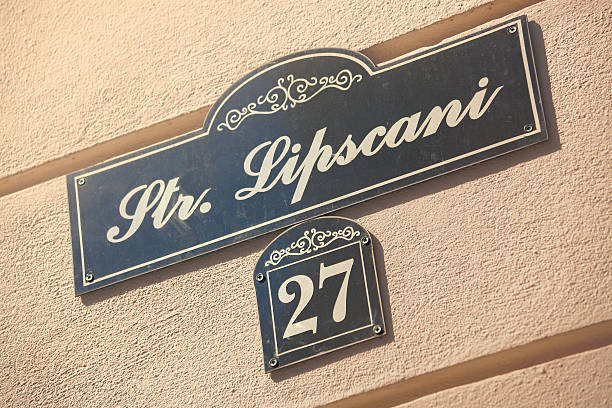 Lipscani street sign