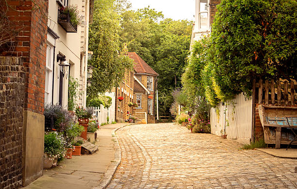 istock Typical old English village 541273640