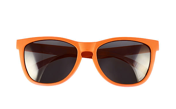 istock Orange sun glasses isolated 541274924