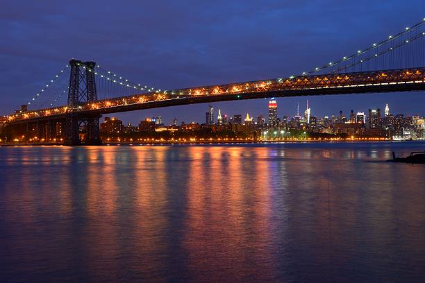 istock Manhattan Bridge and Midtown Manhattan at night 541275204