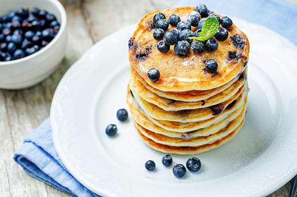 Blueberry Ricotta Pancakes