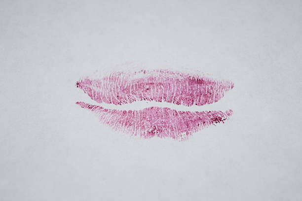 istock lipstick lips print kiss mark shape white background makeup 541279906