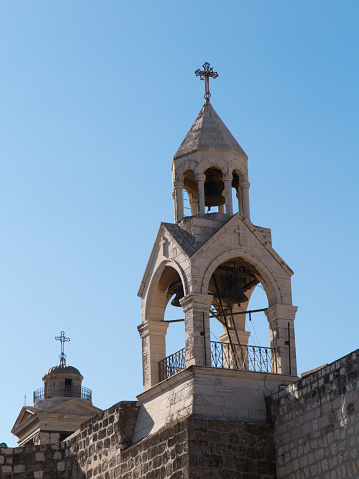 Tower of the Nativity church, Bethlehem, Palestine, Israel