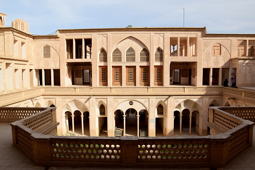 Abbasi House in Kashan, Iran. Also known as Historic Home of the Abbasid