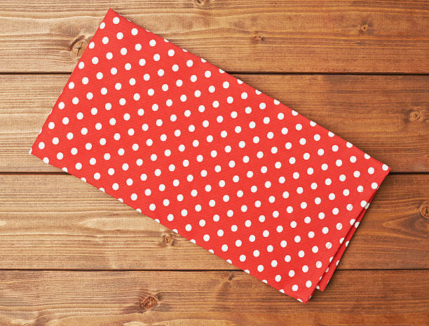 istock Tablecloth or towel over the wooden table 541283260