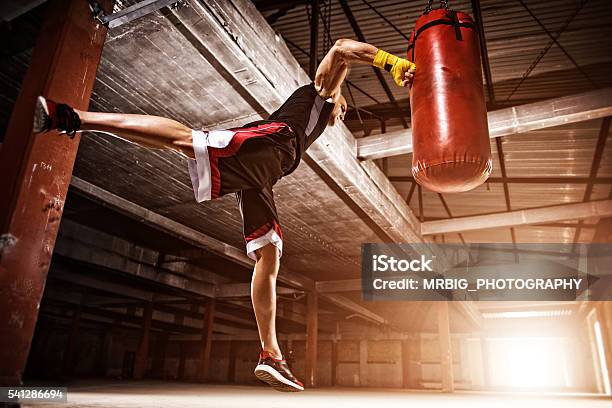 Flying Punch Stock Photo - Download Image Now - Boxing - Sport, Men, 20-29 Years