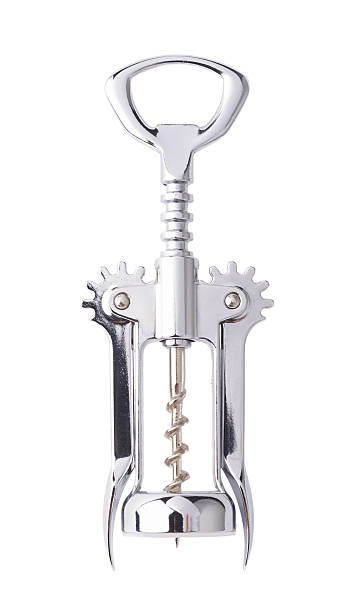 istock Glossy metal wine bottle opener 541286956