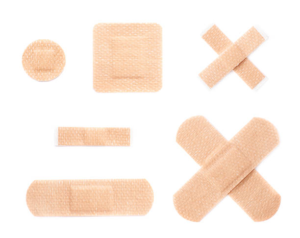 istock Set of adhesive bandage sticking plasters 541288068