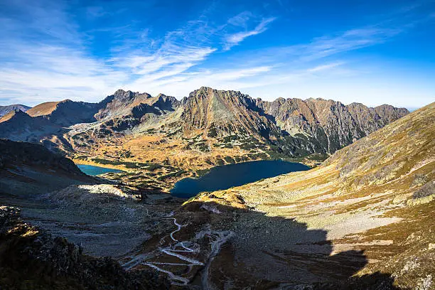 Photo of Beaitiful Mountain lake in the summer, Valley of five lakes