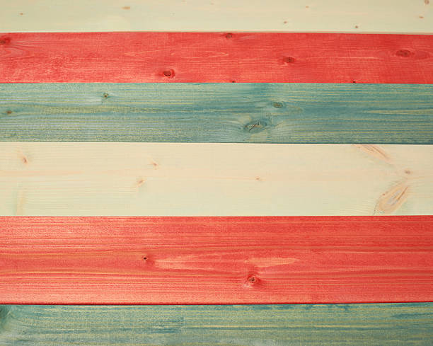 istock Paint coated wooden boards 541292830