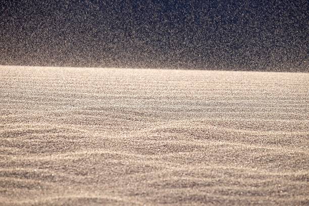 istock Sand dunes and sand in the air raised by wind. 541292886